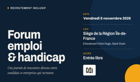 Forum emploi handicap et lieu 